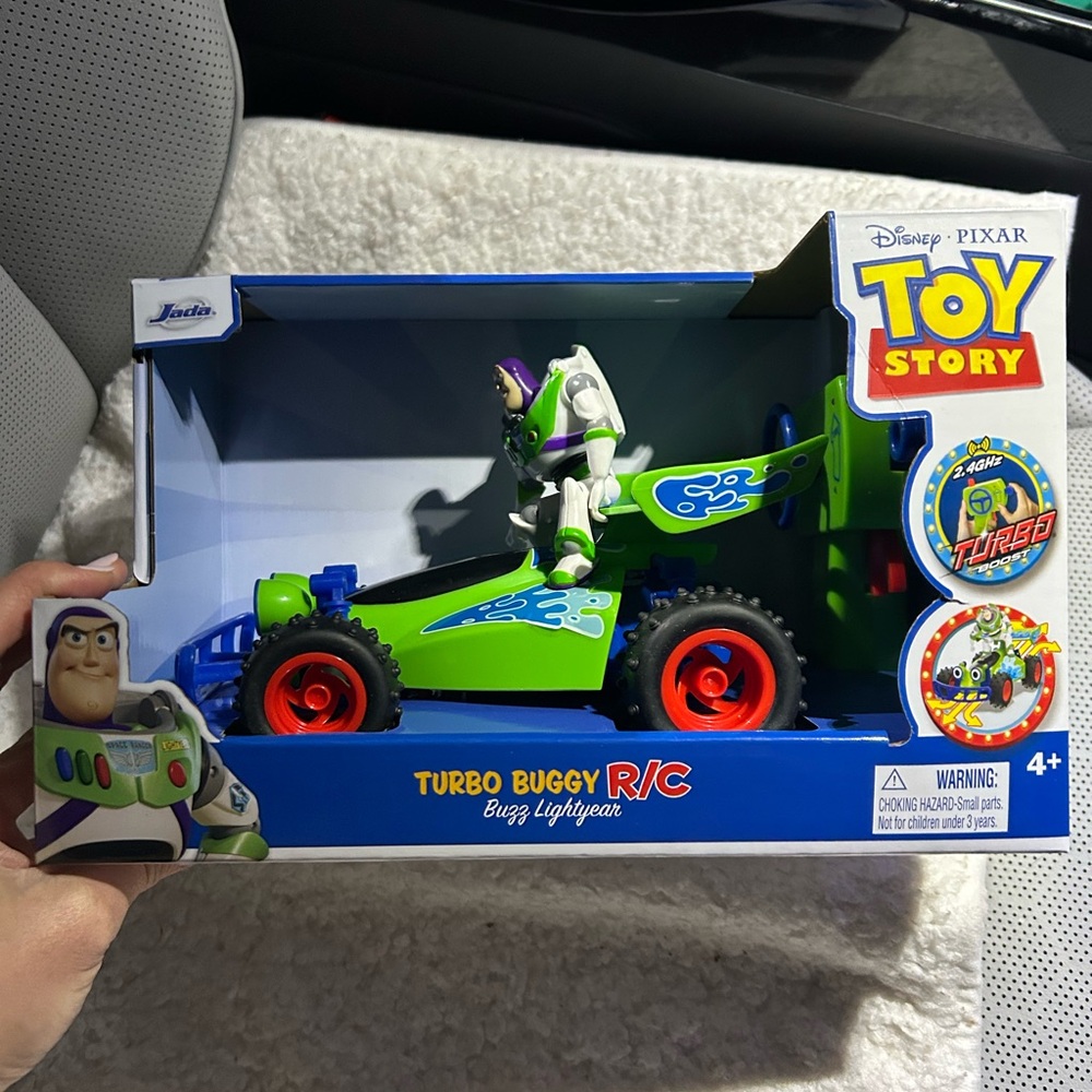 Disney Toy Story Buzz Lightyear Turbo Buggy R/C - Green and Blue